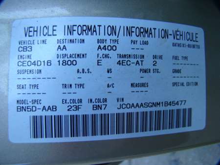 ford Laser 06 2001 Parts & Wrecking