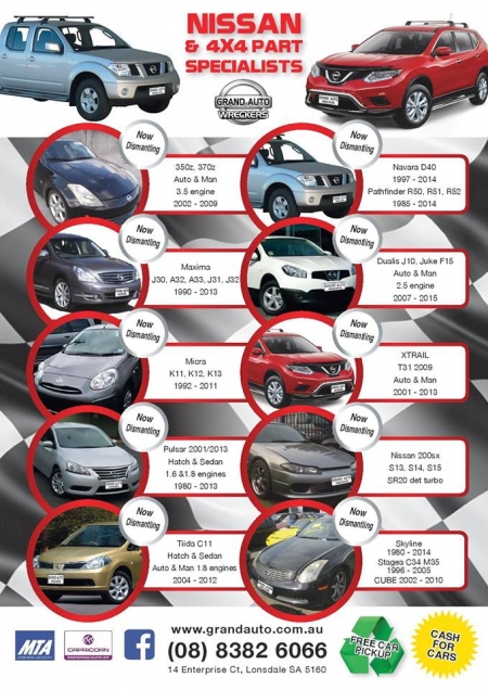 nissan Xtrail T31 Man XTRAIL Apr 2008 Parts & Wrecking