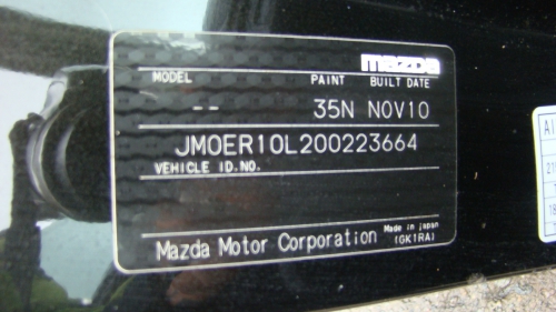 mazda Cx7 Dec 2010 Parts & Wrecking