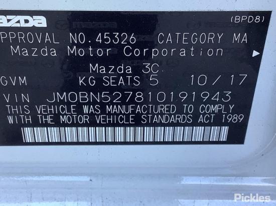 mazda 3 MAXX BN Oct 2017 Parts & Wrecking