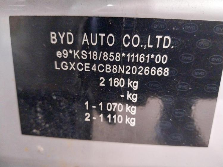 byd Atto 3 EXTENDED Aug 2022 Parts & Wrecking