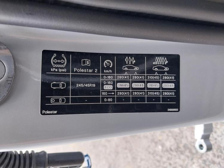 polestar 2 LONG RANGE SINGLE MOTOR Jun 2023 Parts & Wrecking