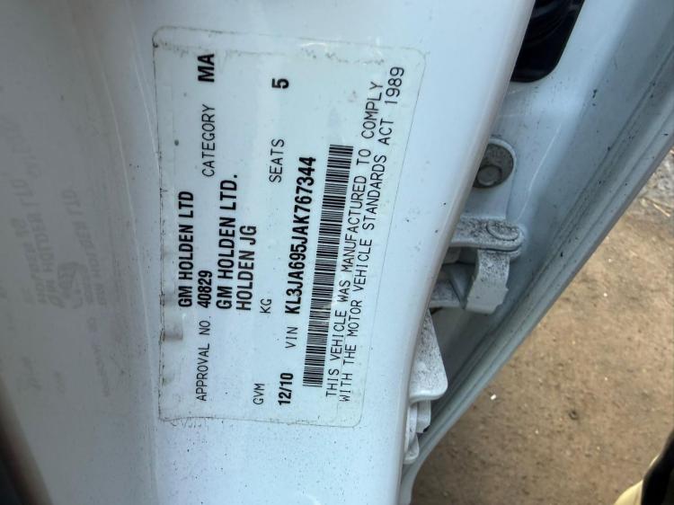 holden Cruze 2011 Parts & Wrecking