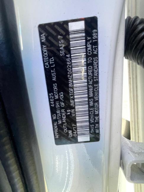 mitsubishi Outlander ZK 2017 Parts & Wrecking