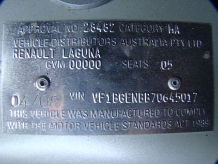 renault Laguna 04 2008 Parts & Wrecking