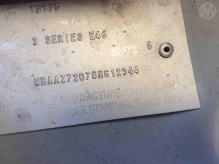 bmw 318i E46 2002 Parts & Wrecking