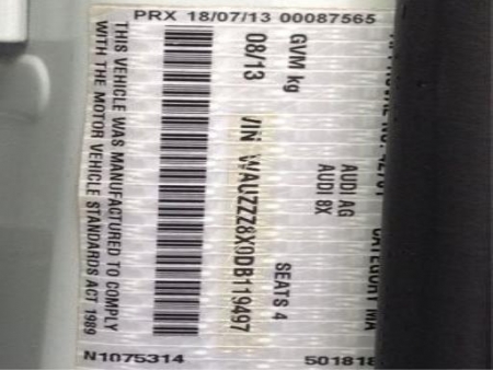 audi A3 8X 2013 Parts & Wrecking