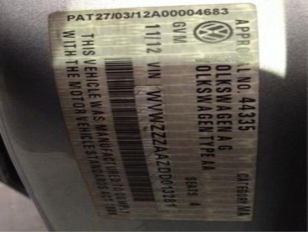 volkswagen Up Parts & Wrecking