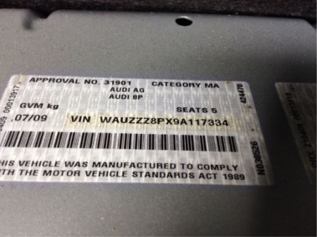 audi A3 8P 2009 Parts & Wrecking