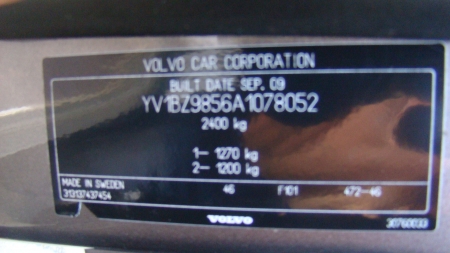 volvo Xc70 Sep 2009 Parts & Wrecking