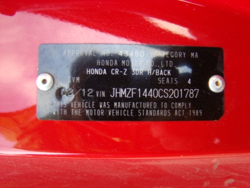 honda Crv Mar 2012 Parts & Wrecking