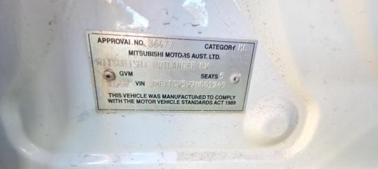 mitsubishi Outlander ZG XLS Jan 2007 Parts & Wrecking