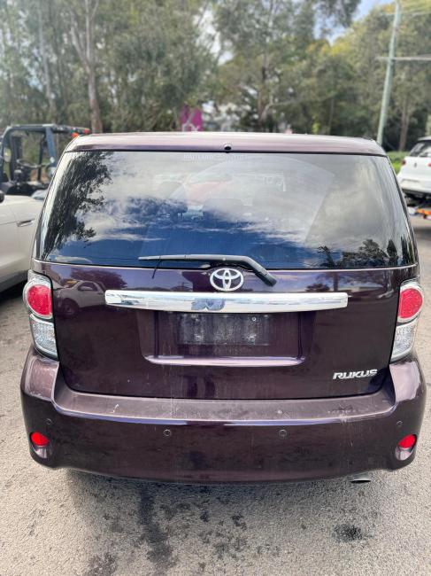 toyota Rukus 2010 Parts & Wrecking