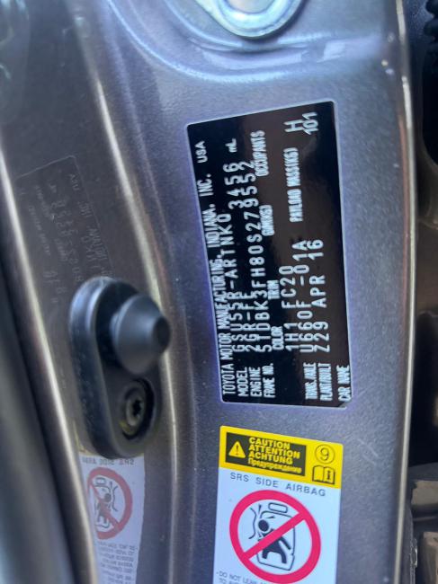 toyota Kluger 2016 Parts & Wrecking