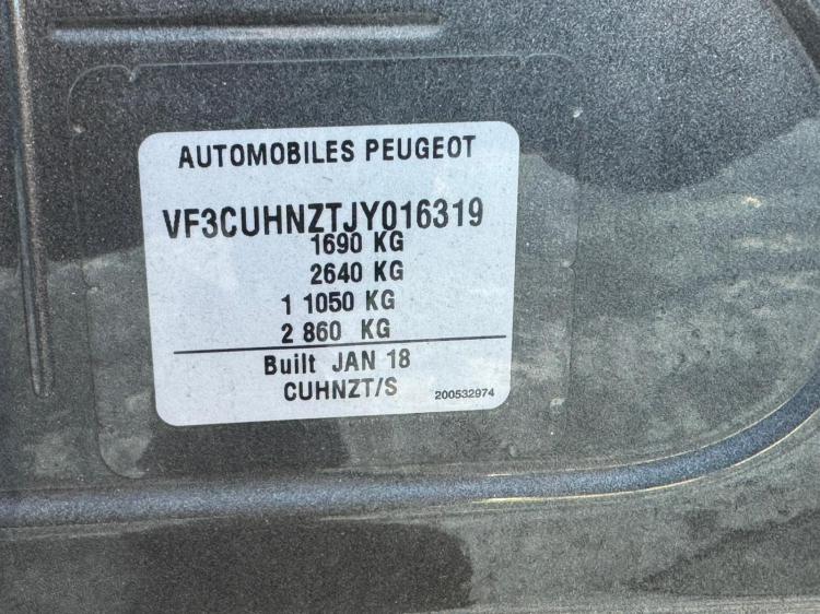 peugeot 2008 Jan 2018 Parts & Wrecking