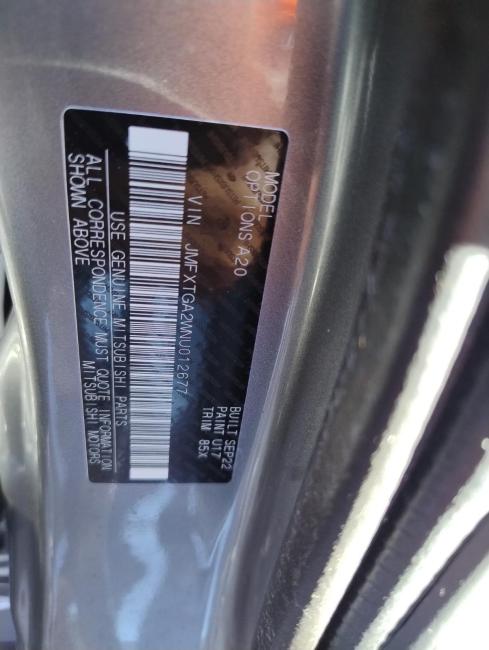 mitsubishi Asx CVT 2022 Parts & Wrecking