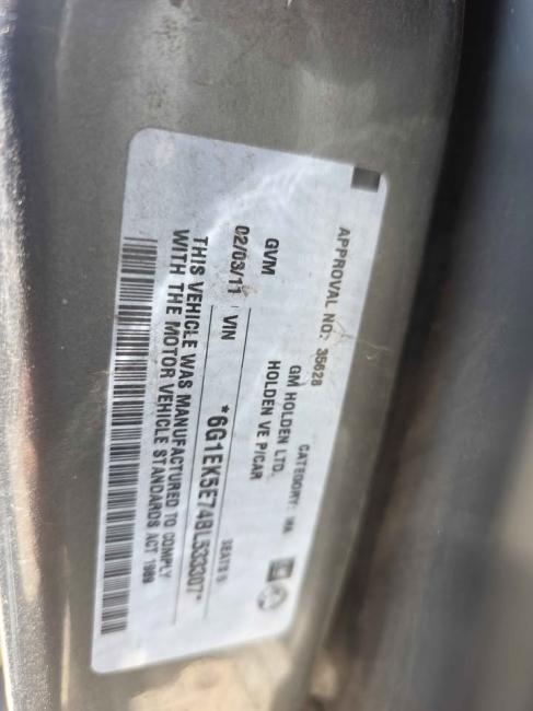 holden Commodore VE 2011 Parts & Wrecking