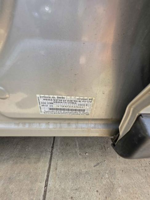 nissan X Trail 2012 Parts & Wrecking