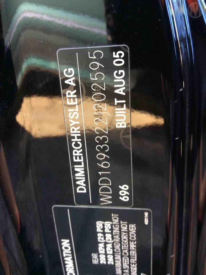 mercedes benz A 170 08 2005 Parts & Wrecking