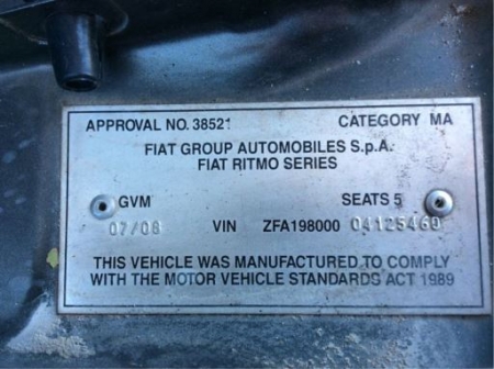 fiat Regata SPORT 2008 Parts & Wrecking
