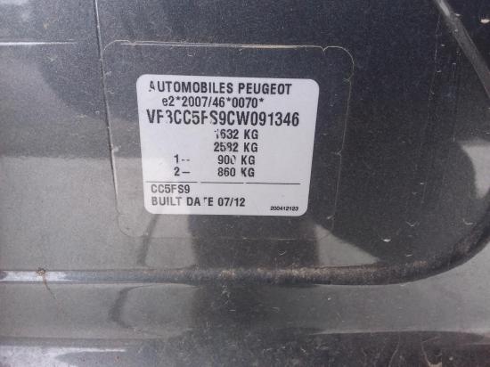 peugeot 2012 Engine Motor 