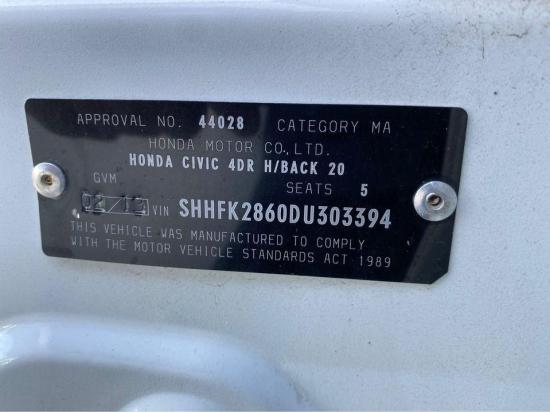 honda Civic 2013 Parts & Wrecking