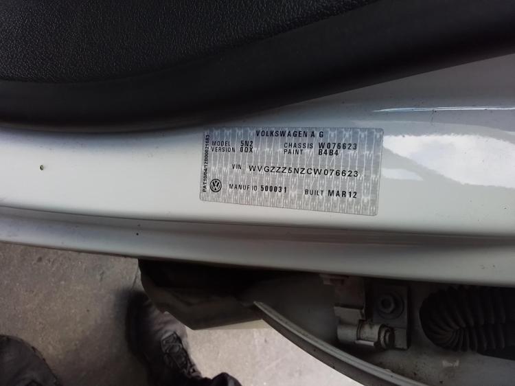 volkswagen Tiguan 5N Mar 2012 Parts & Wrecking