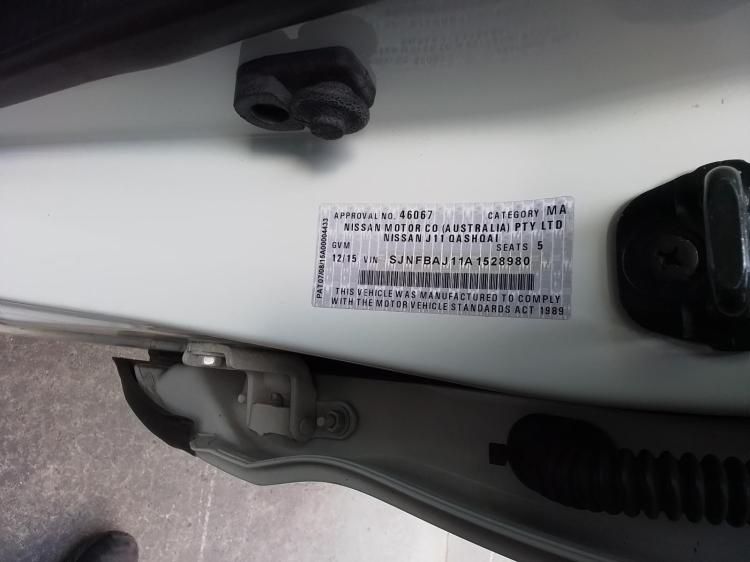 nissan Qashqai J11 Dec 2015 Parts & Wrecking