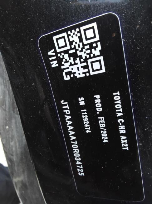 toyota C-hr KOBA FWD Feb 2024 Parts & Wrecking