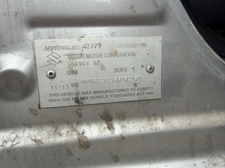 suzuki Swift 2013 Parts & Wrecking