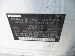 2015 Mazda 6 GJ image 8