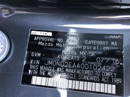 mazda Mx5 2016 Parts & Wrecking