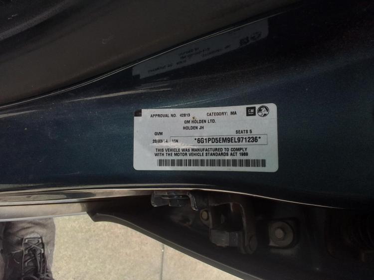 holden Cruze JH Mar 2014 Parts & Wrecking