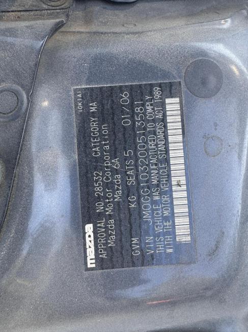 mazda 6 2006 Parts & Wrecking