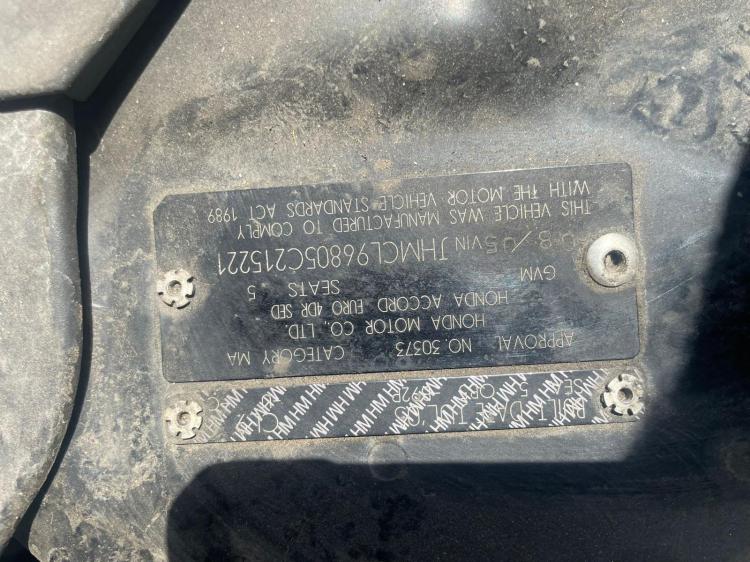honda Accord 2005 Parts & Wrecking
