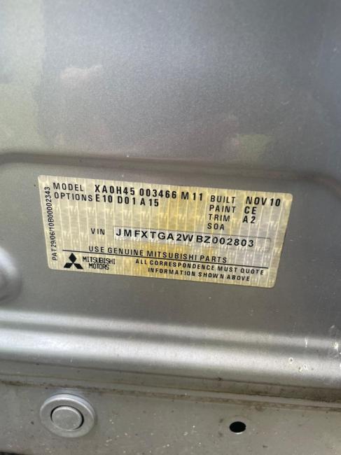 mitsubishi Asx 2011 Parts & Wrecking