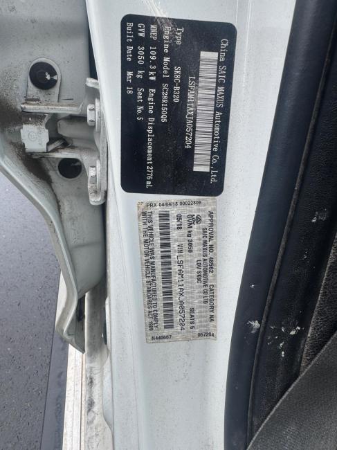 ldv T60 2018 Parts & Wrecking