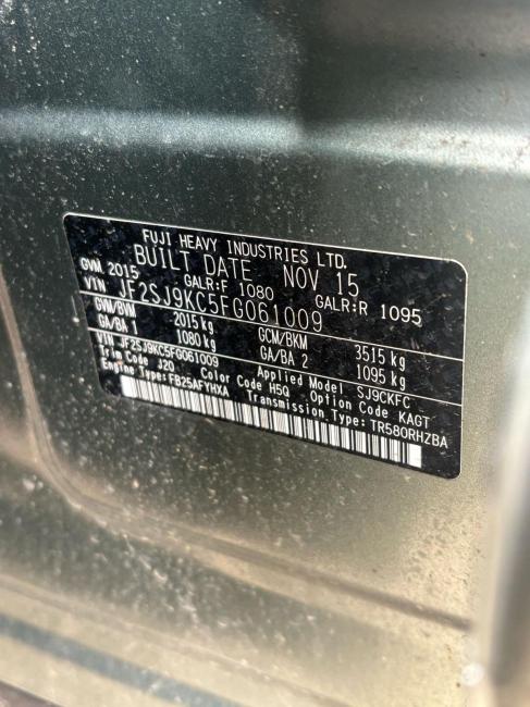 subaru Forester 2015 Parts & Wrecking