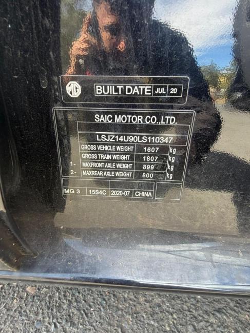 mg 3 2020 Parts & Wrecking