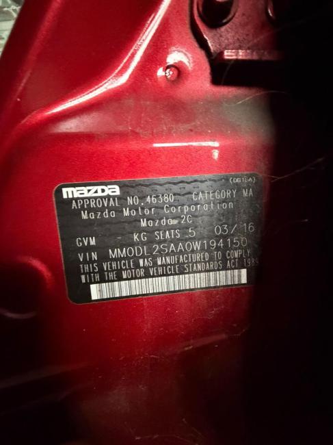 mazda 2 2016 Parts & Wrecking