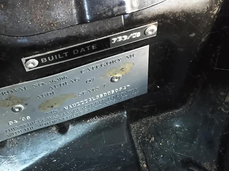 audi Q7 3.0 TDI QUATTRO Feb 2008 Parts & Wrecking