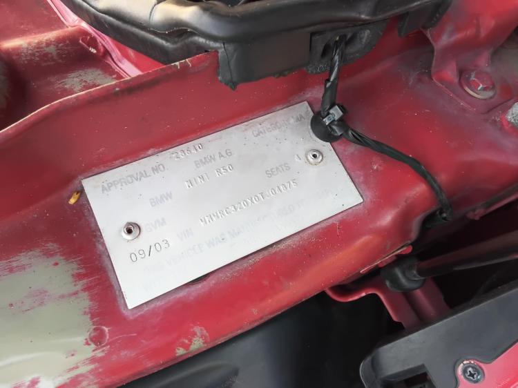 mini Cooper COOPER Jul 2003 Parts & Wrecking