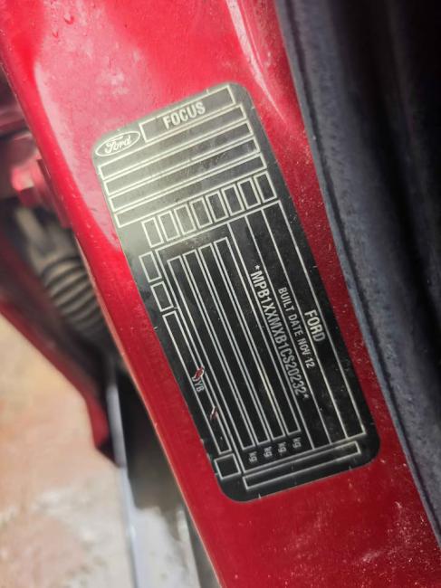 ford Focus FOCUS 2012 Parts & Wrecking