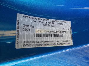 2021 Mg Hs SAS23 image 9