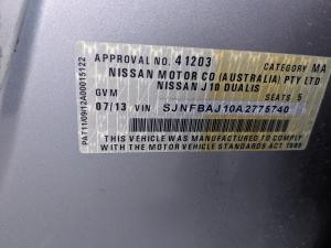 2013 Nissan Dualis TI-L FWD image 9